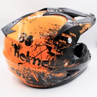 Детский кроссовый шлем AHP Racing orange размер S