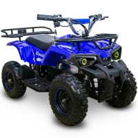 Детский электроквадроцикл ATV Classic E 800W NEW синий 3/4