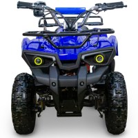 Детский электроквадроцикл ATV Classic E 800W NEW синий спереди