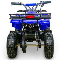 Детский электроквадроцикл ATV Classic E 800W NEW синий сзади