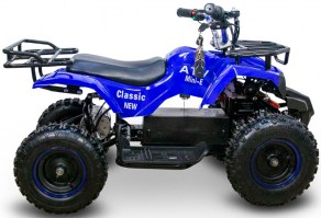 Детский электроквадроцикл ATV Classic E 800W NEW синий справа