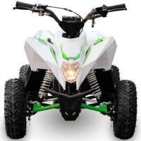 Квадроцикл MOTAX Gekkon 90cc 4т белый+зеленый спереди
