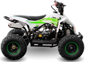Квадроцикл MOTAX Gekkon 90cc 4т белый+зеленый справа