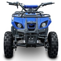 MOTAX ATV Mini Grizlik 50 2т ручной стартер синий спереди