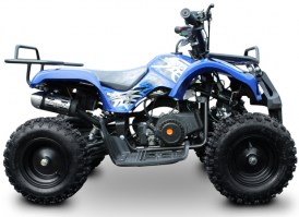 MOTAX ATV Mini Grizlik 50 2т ручной стартер синий справа