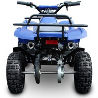 MOTAX ATV Mini Grizlik 50 2т ручной стартер синий сзади