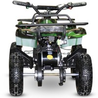 Электроквадроцикл MOTAX ATV Mini Grizlik X-16 1000W зеленый камуфляж сзади
