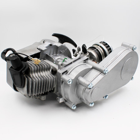 Двигатель для детского квадроцикла / миникросса 49 см3 2т с ручным стартером и редуктором 701