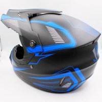 Детский шлем для мотоцикла AHP Matte black размер S