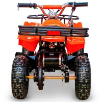 Детский электроквадроцикл ATV Classic E 800W NEW оранжевый сзади