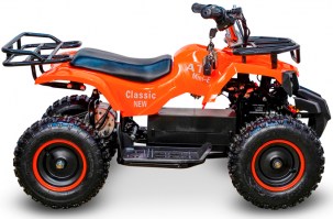 Детский электроквадроцикл ATV Classic E 800W NEW оранжевый справа