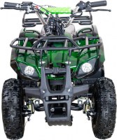 Детский квадроцикл ATV Classic mini 50 2т зеленый камуфляж спереди