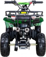 Детский квадроцикл ATV Classic mini 50 2т зеленый камуфляж сзади
