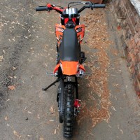 Детский кроссовый мотоцикл GS Motors S5 цвет оранжевый фото сзади