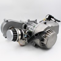 Двигатель для детского квадроцикла / миникросса 49 см3 2т с ручным стартером и редуктором 701 сзади 3/4