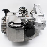 Двигатель для детского квадроцикла / миникросса 49 см3 2т с ручным стартером и редуктором 701 спереди