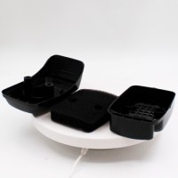 Фильтр воздушный для детского квадроцикла 49сс 2т с улучшенной защитой от воды и грязи прямоугольный черный внутри