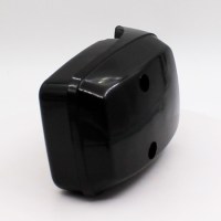 Фильтр воздушный для детского квадроцикла 49сс 2т с улучшенной защитой от воды и грязи прямоугольный черный снизу