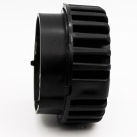 Фильтр воздушный компактный поролоновый круглый с креплением 49сс 2T слева