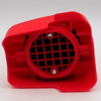 Фильтр воздушный компактный прямоугольный красный детского квадроцикла 49сс 2т улучшенный спереди на боку