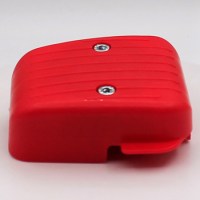 Фильтр воздушный компактный прямоугольный красный детского квадроцикла 49сс 2т улучшенный сбоку сверху