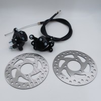  Комплект передних тормозов детского квадроцикла MOTAX ATV X-16 MINI MIDI GRIZLIK 49 куб 2Т