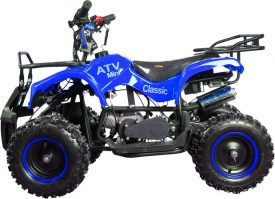 Детский квадроцикл ATV Classic mini 50 2т синий слева