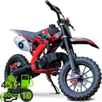 Детский мотоцикл кроссовый KXD DB 708SS 50сс 2т R10