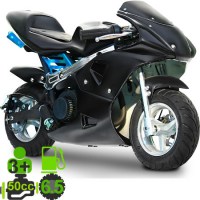 Мини мотоцикл KXD PB 008 50сс 2т R6.5 черный