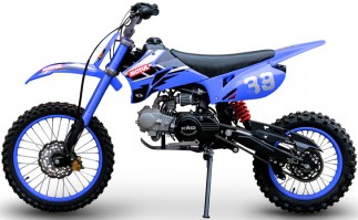 Питбайк KXD DB 608 125cc 17/14 синий слева