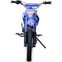 Питбайк KXD DB 608 125cc 17/14 синий спереди
