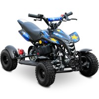 Детский квадроцикл Motax ATV H4 mini 50cc 2т черный+синий 3/4