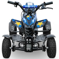 Детский квадроцикл Motax ATV H4 mini 50cc 2т R4 черный+синий спереди