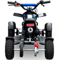 Детский квадроцикл Motax ATV H4 mini 50cc 2т R4 черный+синий сзади