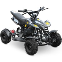 Детский квадроцикл Motax ATV H4 mini 50 2т черный+серый 3/4