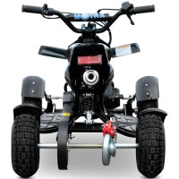 Детский квадроцикл Motax ATV H4 mini 50 2т черный+серый сзади