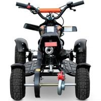 Детский квадроцикл Motax ATV H4 mini 50 2т черный+оранжевый сзади