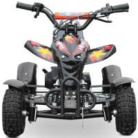 Детский квадроцикл Motax ATV H4 mini 50 2т черный+красный спереди