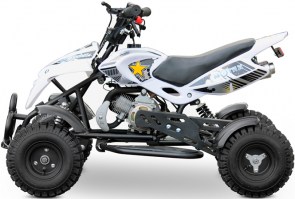 Детский квадроцикл Motax ATV H4 mini 2т белый+серый слева