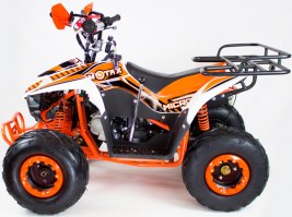Квадроцикл MOTAX ATV MIKRO 110 белый + оранжевый слева