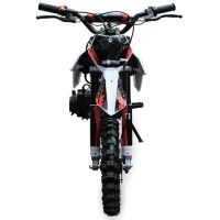 Детский мотоцикл MOTAX 50cc 2т R10 электростартер белый+красный спереди