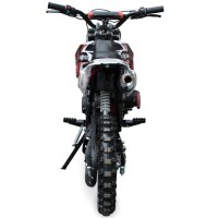 Детский мотоцикл MOTAX 50cc 2т R10 электростартер белый+красный сзади