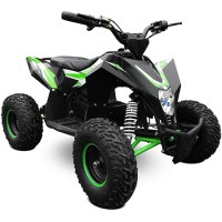 Электроквадроцикл MOTAX GEKKON 1300W черный+зеленый 3/4