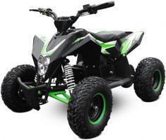 Электроквадроцикл MOTAX GEKKON 1300W черный+зеленый 3/4 1