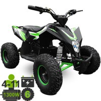 Электроквадроцикл MOTAX GEKKON 1300W черный+зеленый