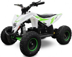 Электроквадроцикл MOTAX GEKKON 1300W белый+зеленый 3/4 1