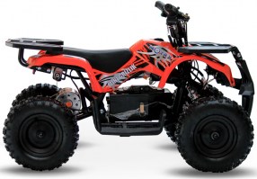 Детский электроквадроцикл MOTAX ATV Mini Grizlik Х-16 1000W36V оранжевый справа