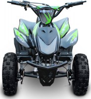 Детский квадроцикл Motax ATV X-15 черный+зеленый спереди