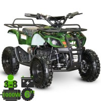 Электроквадроцикл MOTAX ATV Mini Grizlik X-16 1000W зеленый камуфляж