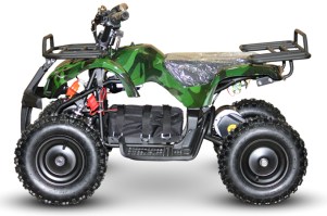 Электроквадроцикл MOTAX ATV Mini Grizlik X-16 1000W зеленый камуфляж слева